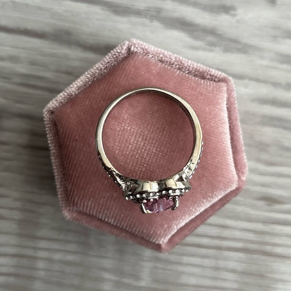 Pink Heart Ring - Size 9 - Picture 2 of 3